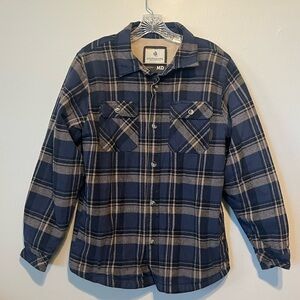 Legendary whitetales Blue Plaid Button-Up Shirt